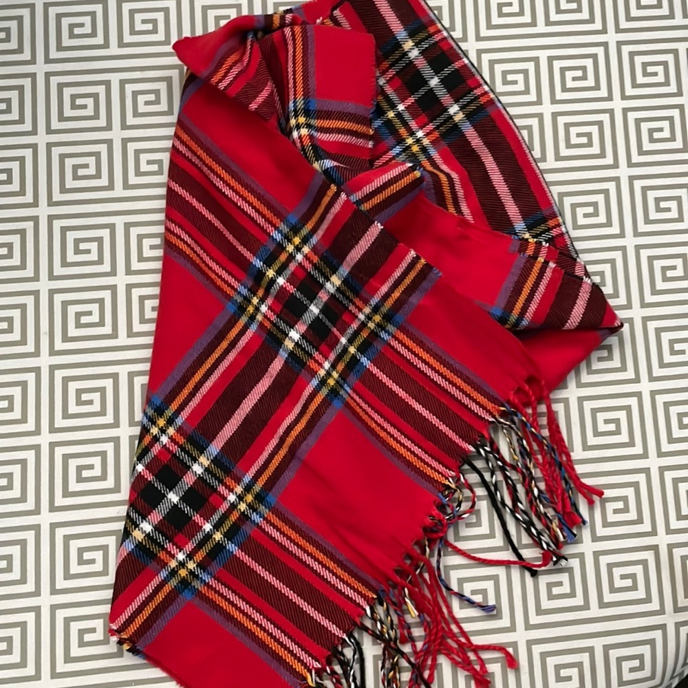 Plaid scarf - Picture 1 of 3